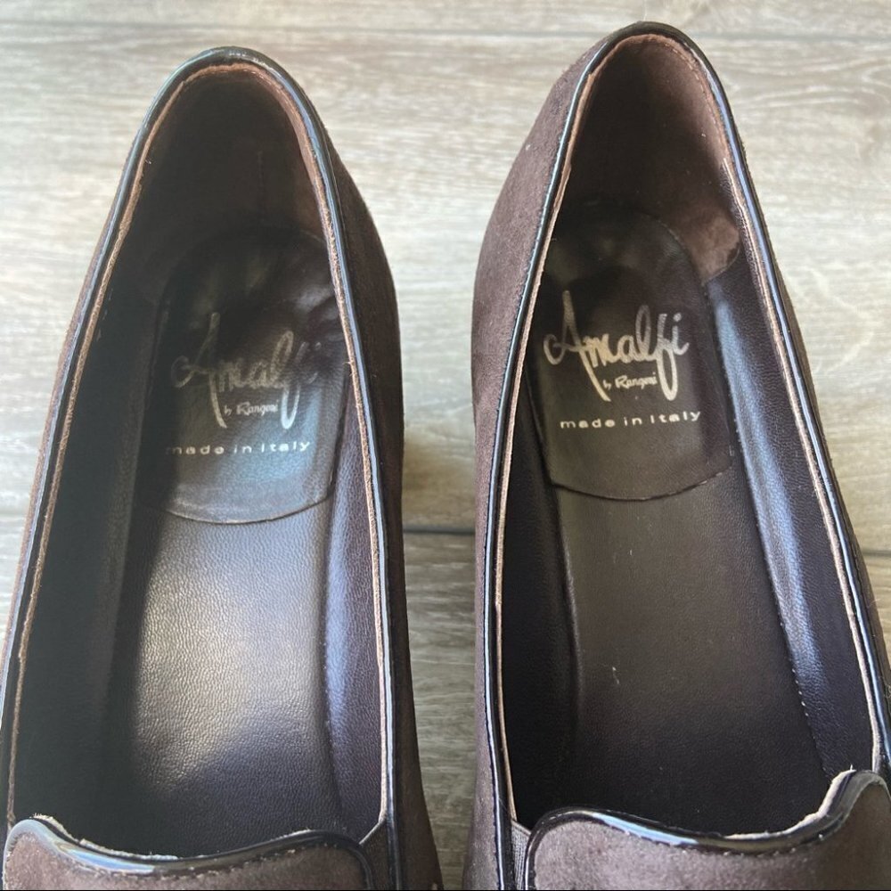 AMALFI  BY RANGONI Serge Chain Suede Loafer Pump - Picture 7 of 11